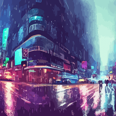 bustling photorealistic rainy neon street utopian city illustrated reimagined max hay inverted fisheye lens eyelevel view photography trending artstation 4k 8k lens distortion chromatic aberration soft focus blur photorealistic imagery photorealistic details intricate highly detailed artstation 3d artstation render artstation 3d render 3d art unreal engine 3d octane 3d blender 3d 3d landscape