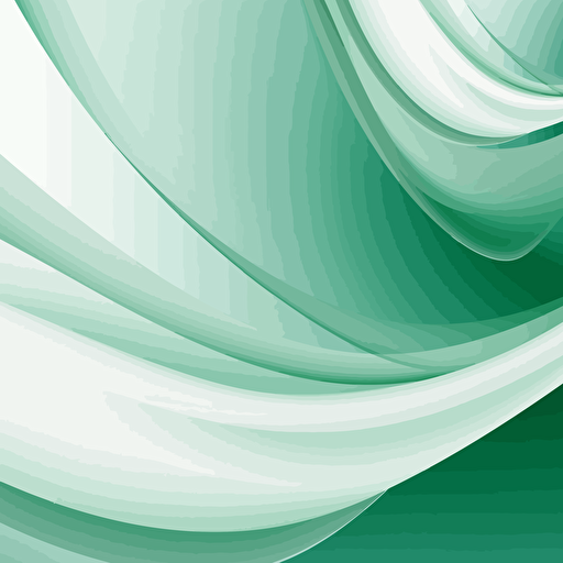 a clean vector art background, two clolors white and green