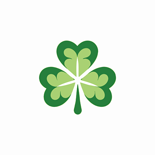 a simple vector logo for drug store, inspired by clover leaf and letter "C", japan style, vector, logo