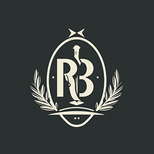 "RBN":: logo design with RBN, lettermark, vector, by Herb Lubalin