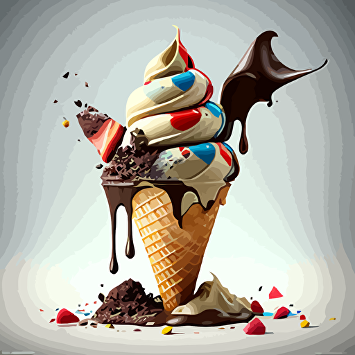 black and white color illustration, vector ::3 "#33"::5 Gelatto::4