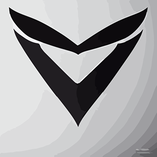 minimal line logo of hawk, vector