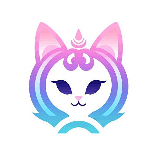 visual identify manual, branding guide, kuromi logo, vectorial art, rainbow, light pink, lavander, light blue, pastel colors, aesthetic