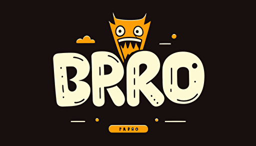 dreko text font 2d drawing cartoon minimal logo, company logo, logo design, vectorial