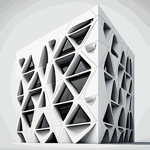 ventilated facade, finishing material, scheme, medium contrast, no burn highlights, flat white background, octane render, v-ray , vector art,