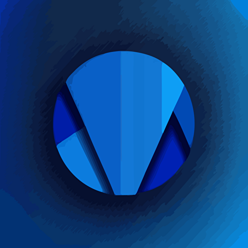 a simple blue logo background, vector illustration, modern style, flat