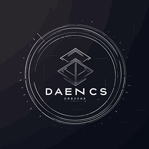 a simple 2d logo concept for a digital billboard company, single color, vector, branding