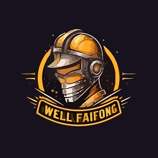 welding fabrication company logo design, vector