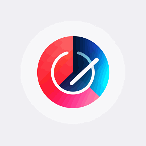 vector logo in circle check mark in circle detailed