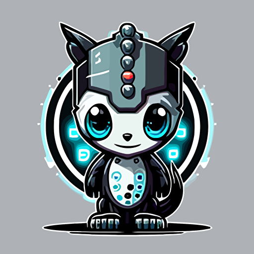 a mascot logo of binary on a base for a company called BitBase, simple vector