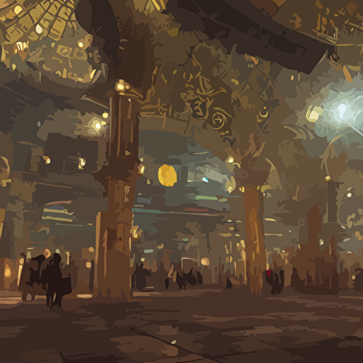 photorealistic cyberpunk mosque crowded tokyo night great domes arches hyperdetailed photorealism uhd amazing depth glowing rich colors golden ration 3d octane cycle unreal engine 5 3d shading cinematic lighting artstation concept art