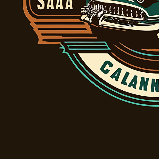 classic auto shop vector logo