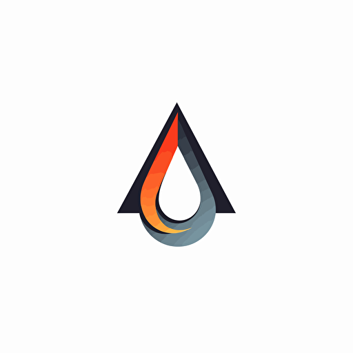 simple vector logo 2 color