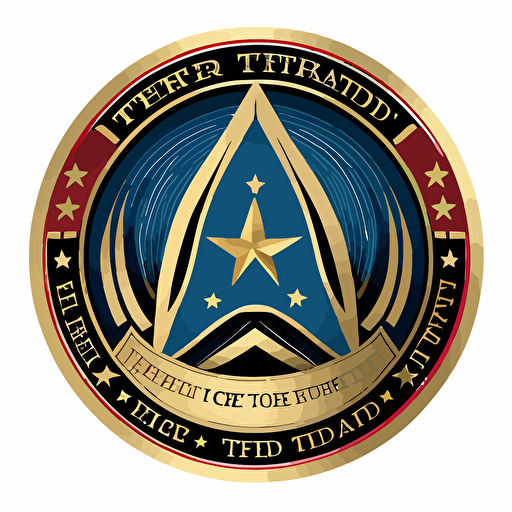 a new Star Trek Federation Logo,2d,Vector,v5,q2