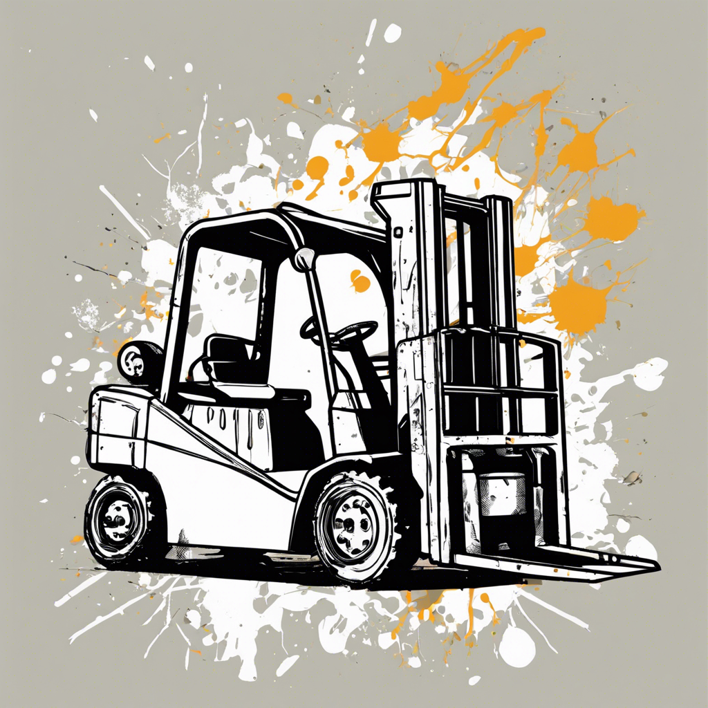 a forklift