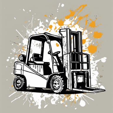 a forklift