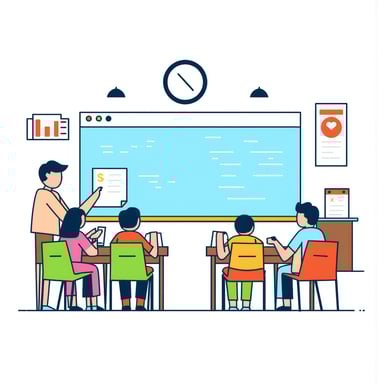 a university classroom