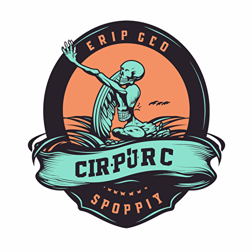 Rip Curl surfing company logo, isolated, no background, clean edges, high-resolution, vector format, transparent PNG file, suitable for overlaying on other images or designs