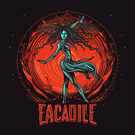 vector logo for a dance event