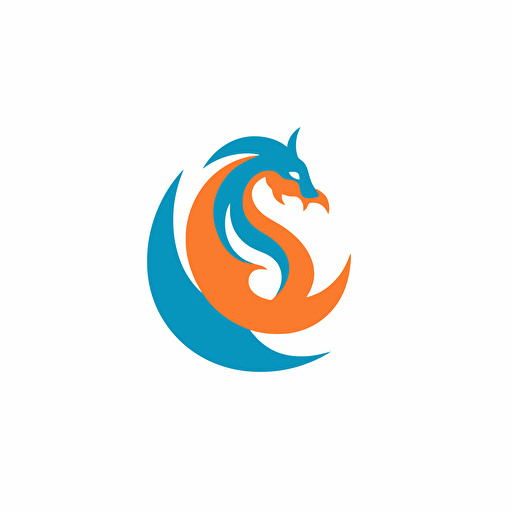 Minimalist abstract logo with dragon image and Z letter, vector logo design, maternity logo design, successful branding