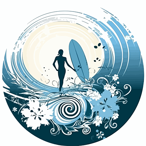 Surfing Design, vector,
