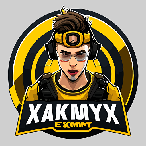 kamyk esport team logo, vector, cs go, apex legends