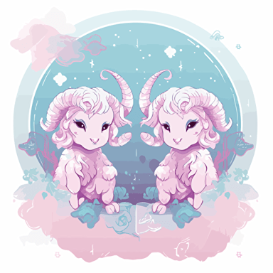 Vector, illustration, cute zodiac, aries,children, happiness, sweetness, cotton,5 caribbean,1 chromatic,1 dripping paint, ,1 strobe,1 accent lighting,,1 magnification,,1 baby pink color,1 baby blue color,1 CYMK,1 cyan,1 hot pink color,1 lavender color,1 pastel,1 pink,1 cotton 6144x6144