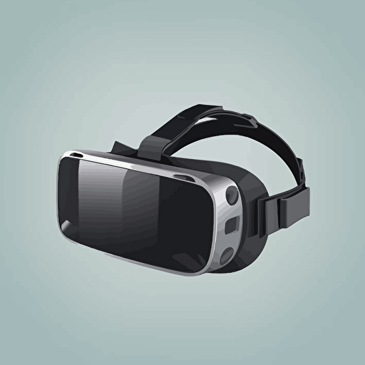 VR headset, vector