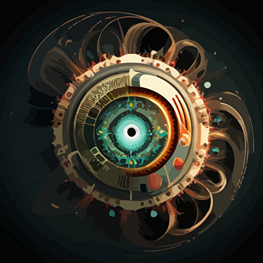 scary looking vector art of a hadron collider