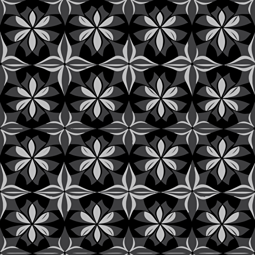 black and white vector pattern, hemp fabric pattern tile, seamless, no light, 2d flat, grayscale, no gradient, no shadows, fill frame,