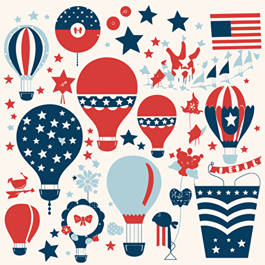 4th of july clips and svg vector