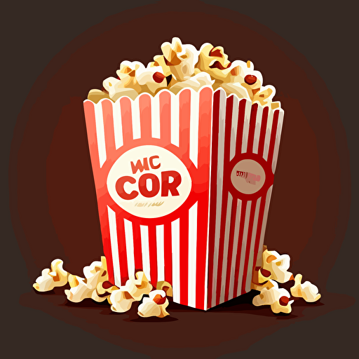 popcorn vector