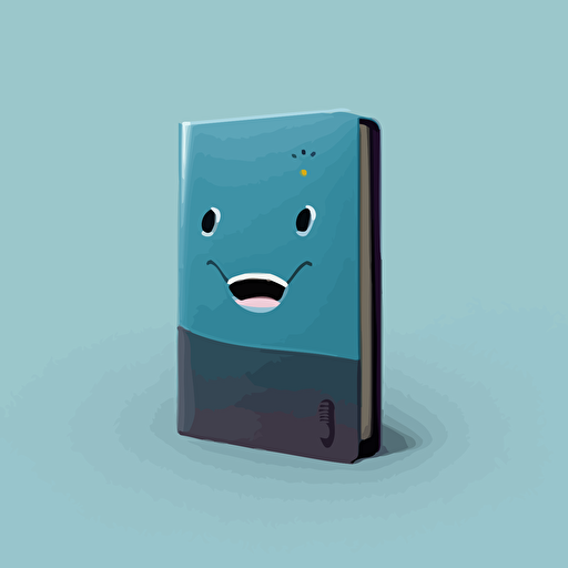 a cover of a diary in vector format, where you can write down your emotions and feel calm.