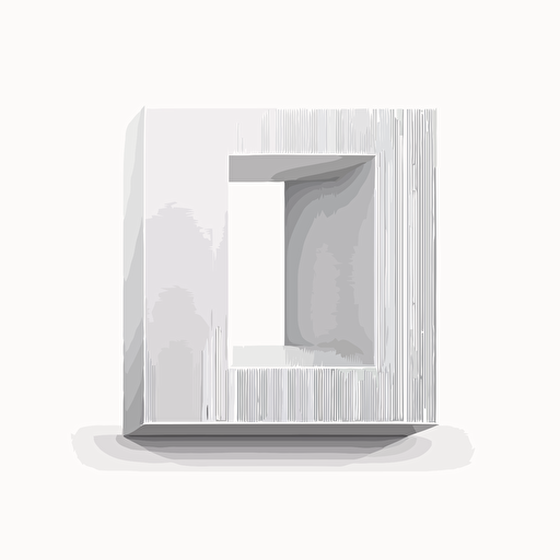 white background, flat vector, minimalistic, letters L U E form edge of a square shape