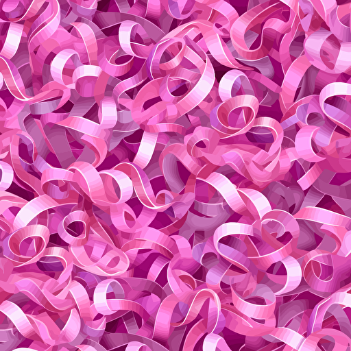 vector pink ribbon pattern