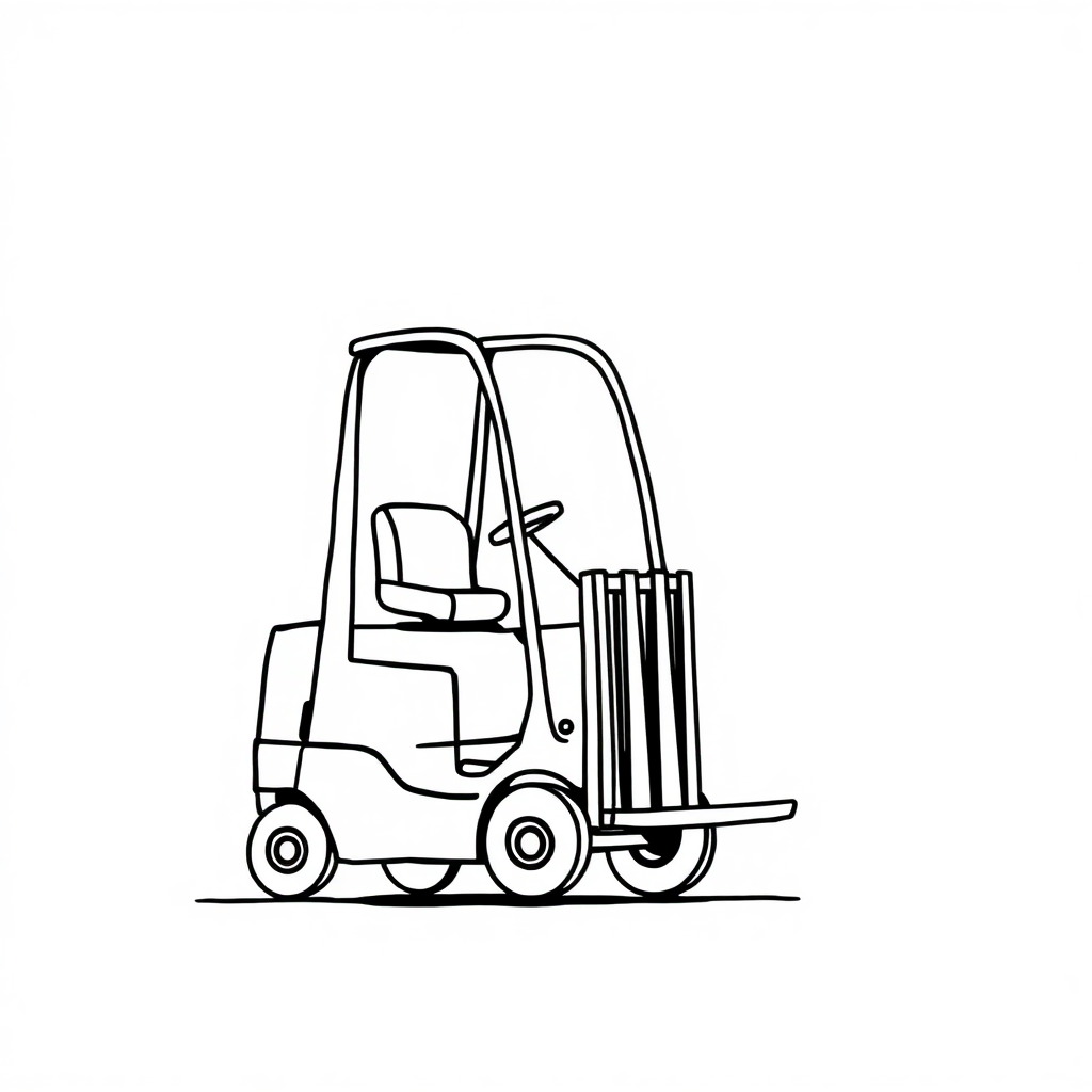 a forklift
