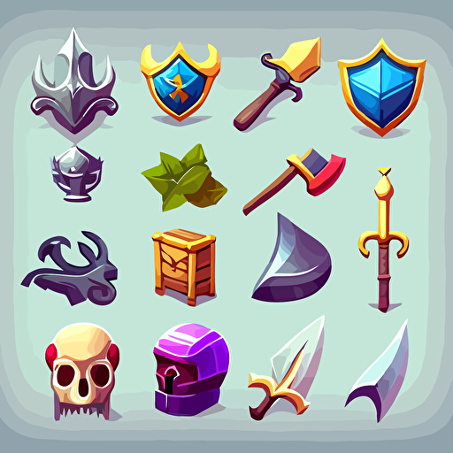 marco para avatares, closed, icon, hand painted, vectorial, design sheets for a game