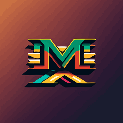 vector minimalist logo for NMX