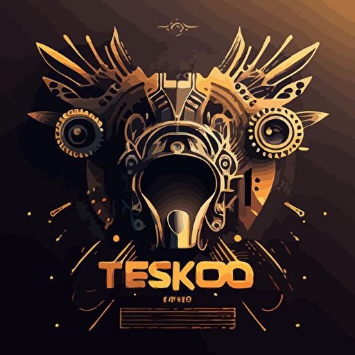 techno design vector