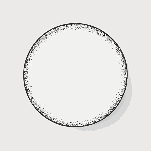 vector illustration, circle, white background, minimalist