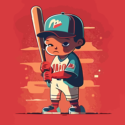 vector art for little league baseball