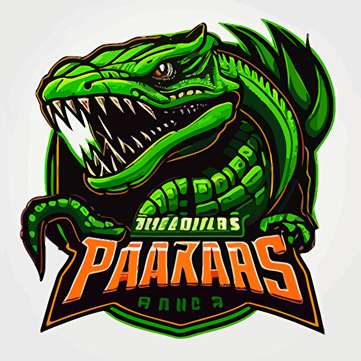 logo design for a pro sports team lizards football sports vector 2d