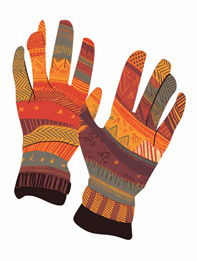 Expressionism, Arts and Culture, Print Design, Reggae Music, Independent Publishing, Hand Knitted Gloves,vector ,2d illustrator,