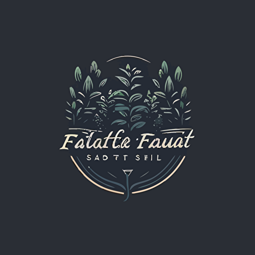 high quality clean two tone vector logo for a lifestyle blog that provides budget friendly tips for adopting planet-saving eco-conscious habits. It should be simple and flat.