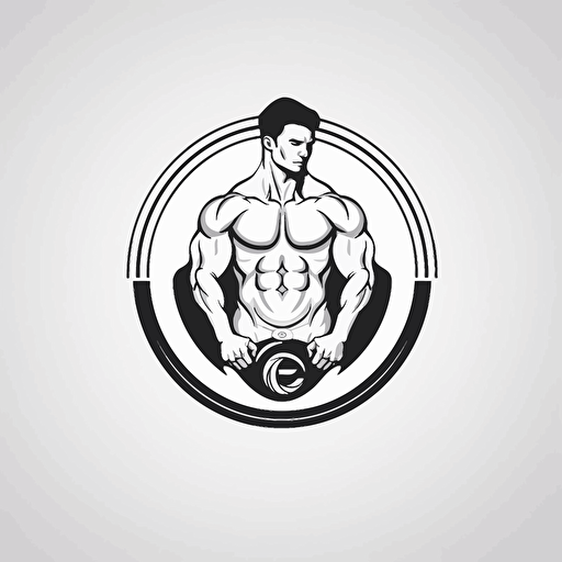 TYPE OF LOGO: Pictorial mark | EMOTION: Cool | SYMBOL: greek architecture | COLOUR PALETTE: Black and white | COMPOSITION: Symetrical | BUSINESS: a bodybuilding clothing brand | TAGS: Minimalistic, modern, youthful, trendy, raw, professional, vector | Transparent background |