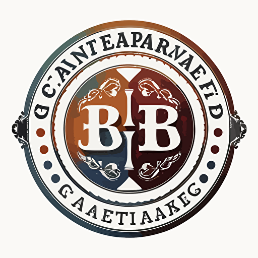 currency exchange partners logo, BB, white background, vector::1.9