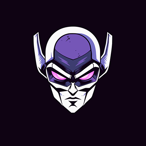 Minimalistic logo, Frieza, Vector