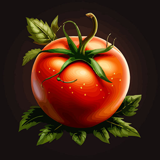 vector style tomato