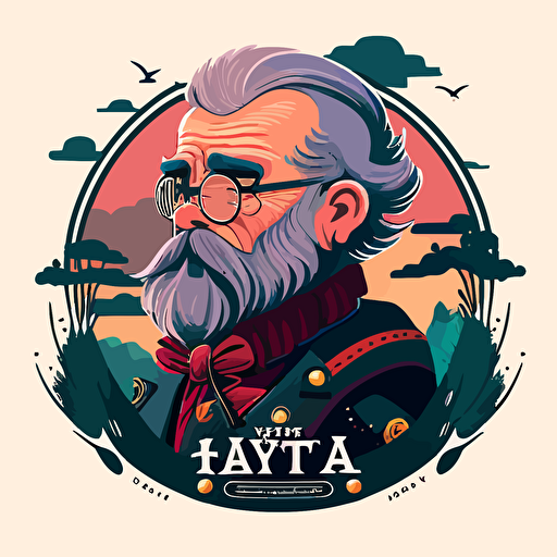 the scottish highland in the style of Hayao Miyazaki svg vector illustartion anime style