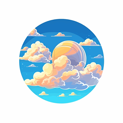 clouds sunny sport vector sky